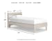 Socalle - Natural - Twin Panel Platform Bed