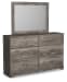 Ralinksi - Dresser, Mirror - Gray
