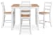 Gesthaven - Dining Room Counter Table Set (Set of 5) - Natural / White