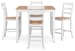 Gesthaven - Natural / White - Dining Room Counter Table Set (Set of 5)