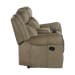 Sorrento - Motion Loveseat with Console - T101 Brown