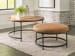 Drezmoore - Light Brown / Black - Nesting Cocktail Tables (Set of 2)