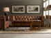 Chester - Stationary Sofa - Dark Brown