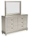 Chevanna - Pearl Silver - Dresser, Mirror