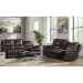 Pantera - 2 Piece Living Room Set - Sofa & Loveseat - Palais Dark Brown