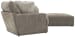 Turner - 2 Piece Sofa Cuddler With Left Side Facing Cuddler And Cocktail Ottoman - Mushroom