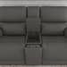 Carter - Power Reclining Loveseat With Console & Power Headrests & Lumbar - Smoke