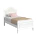 Jesse - Twin Panel Bed - White