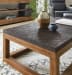 Big Sky - Cocktail Table - Light Brown / Dark Gray