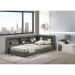 Sami - Twin Corner Bed - Gray