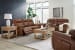Healy Pier - Chocolate - 3 Pc. - Power Reclining Sofa, Power Reclining Loveseat With Console, Power Recliner