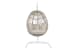 Dana - Rope Hanging Club Chair, With Self Welt - Linen Canvas