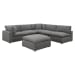 Cloud 9 - 6 Piece Sectional Sofa - Gray