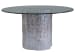 Signature Designs - Trunk Segment Round Dining Table With Glass Top - Silver Leaf