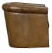 CC - Axton Swivel Leather Club Chair - Dark Brown