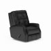 Devon - Leather Rocking Recliner - Black