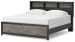 Broachmyn - King Bookcase Bed - Black / Gray