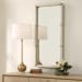 Cyprus - Leather Mirror - White