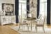 Realyn - White - 5 Pc. - Extension Table, 4 Ribbon Back Side Chairs