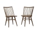 Dovetail - Spindle Solid American Oak Side Chair - Natural