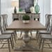 River Place - 9 Piece Trestle Table Set - Gray