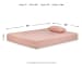 Ikidz - Pink - Full Mattress And Pillow Set of 2