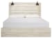 Cambeck - King Panel Bed With Side Storage Drawers - Whitewash