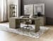 Linville Falls - 84" Desk With One File - Gray