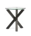Jax - Round End Table - Carbon Shadow