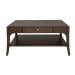 Sylvie - Square Coffee Table - Dark Brown