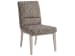 Carmel - Palmero Upholstered Side Chair - Dark Brown