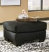 Darcy - Black - 2 Pc. - Chair With Ottoman