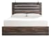 Drystan - King Panel Bed - Brown / Beige