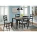 Martin - Gray 5 Piece Dining Set, Table & Four Chairs - Gray