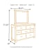 Lakeleigh - Brown - 8 Pc. - Dresser, Mirror, Chest, Queen Panel Bed, 2 Nightstands