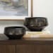 Bronze Duo - Vases (Set of 2) - Dark Brown