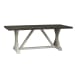 Willowrun - Trestle Table - Rustic White