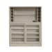 Modern Sliding Door Wine Bar - Light Brown