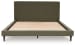 Chirason - Sage Green - California King Upholstered Bed With Roll Slats