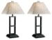 Deidra - Black - Metal Table Lamp (Set of 2)