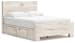 Lawroy - Light Natural - Queen Panel Bed With Under Bed Storage