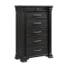 Kings Court - 6-Drawer Chest - Black