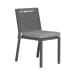 Plantation Key - Outdoor Panel Back Side Chair - Granite