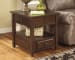 Gately - Light Brown - Rectangular End Table