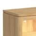 Rosalie - Nightstand With USB & LED - Natural