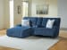 Acklen Place - Navy - 3-Piece Power Reclining Sectional Sofa With Laf Chaise
