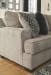 Bovarian - Stone - 4 Pc. - Left Arm Facing Loveseat 3 Pc Sectional, Ottoman
