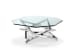 Lenox Square - Octagonal Cocktail Table With 2 End Tables - Chrome