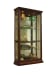 PFC Curios - Lighted Sliding Door 4 Shelf Curio Cabinet - Cherry Brown