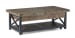 Carpenter - Rectangular Lift-Top Coffee Table with Casters - Light Finish